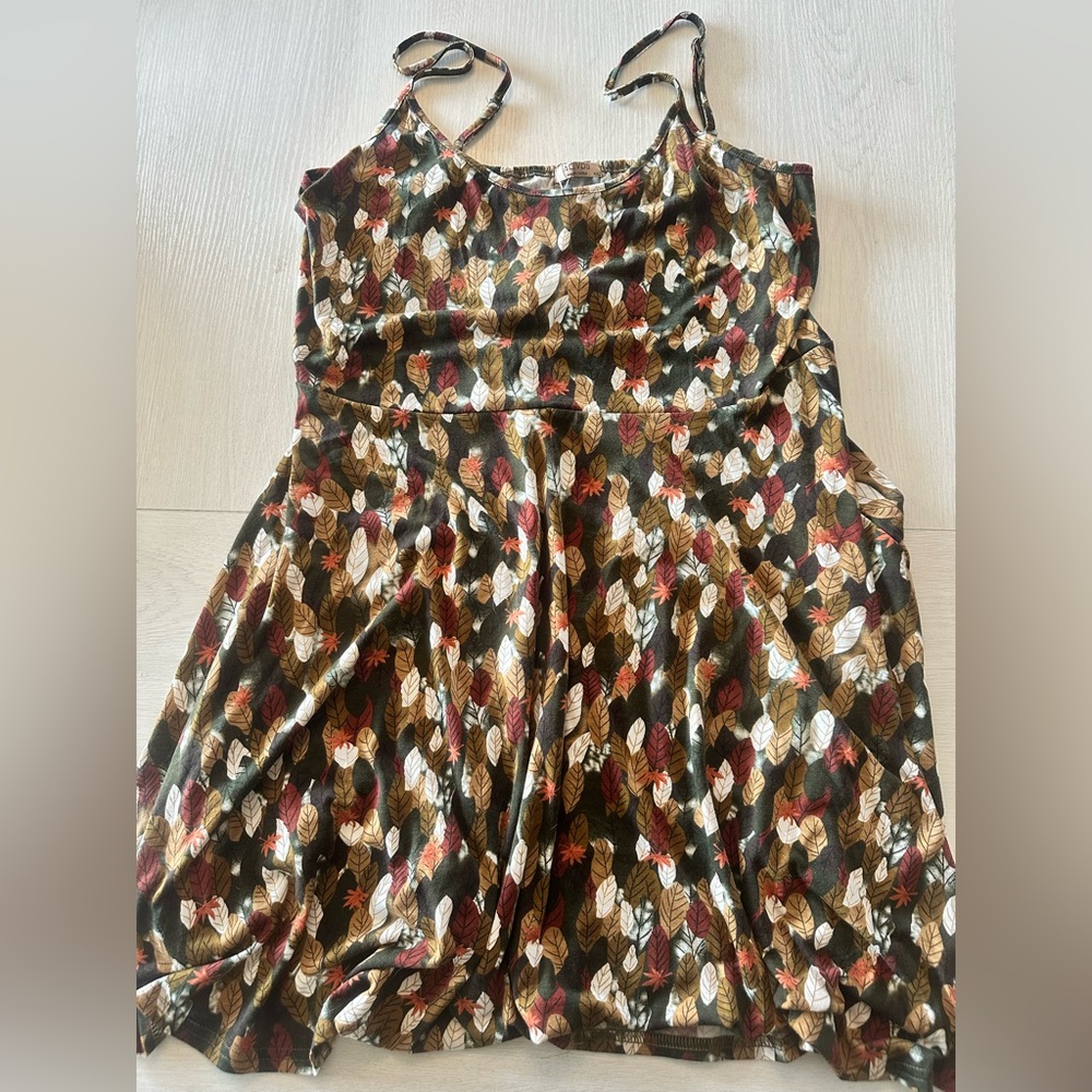 Autumn Leaf Midi Dress